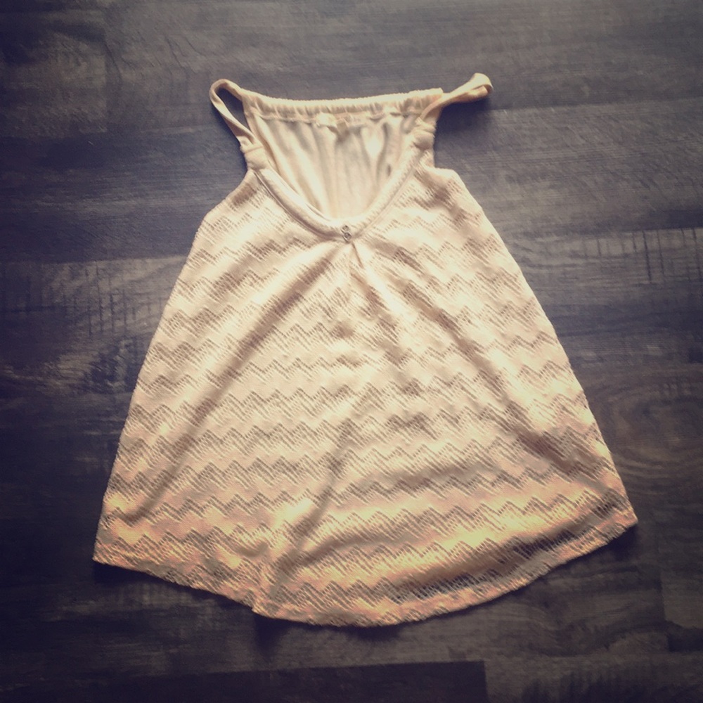 Cream tank top